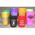 22 Oz. Stadium Cup Translucent or Solid Colors